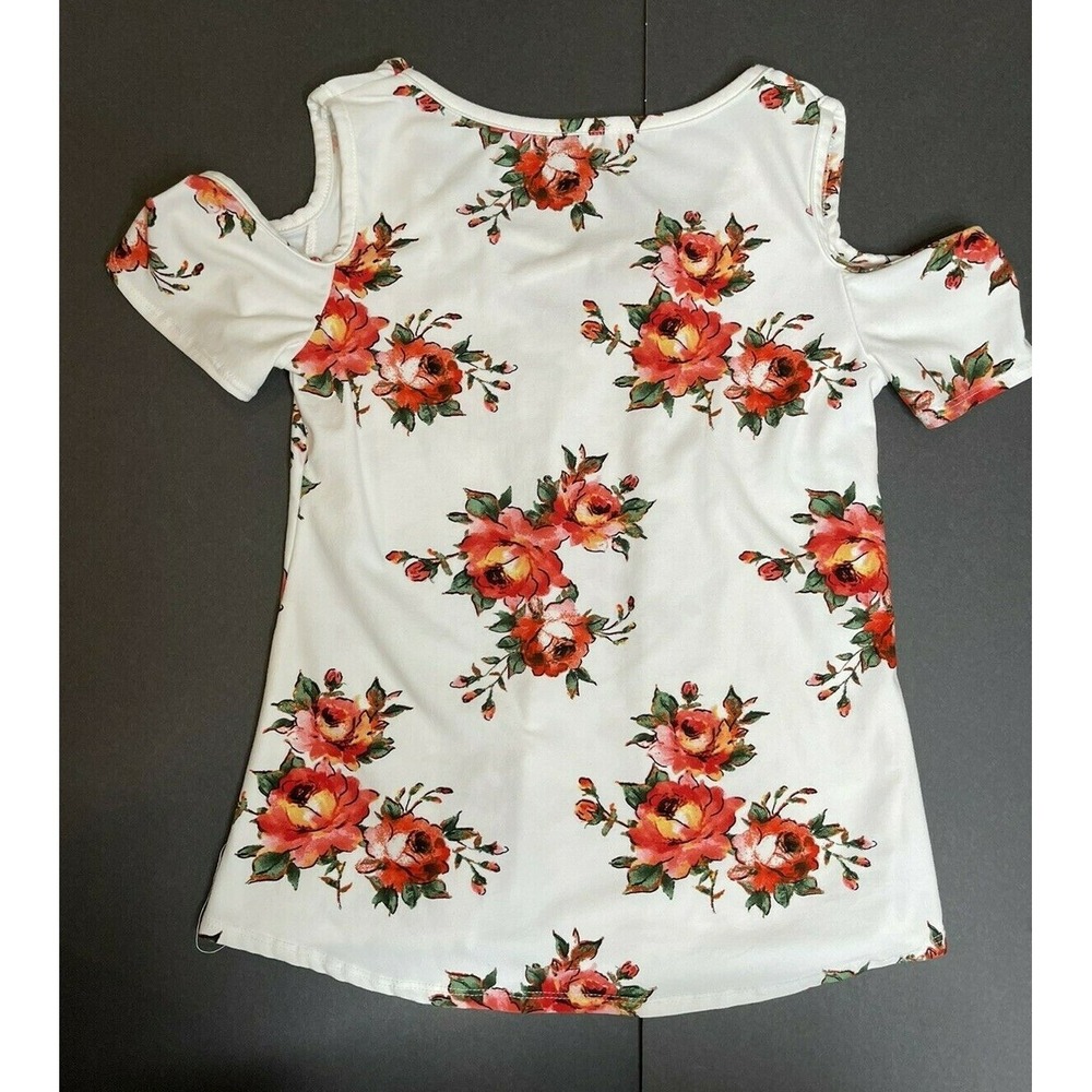PINC Women's Medium Blouse Rose Pink Floral, Excellent Condition!! - Picture 4 of 8